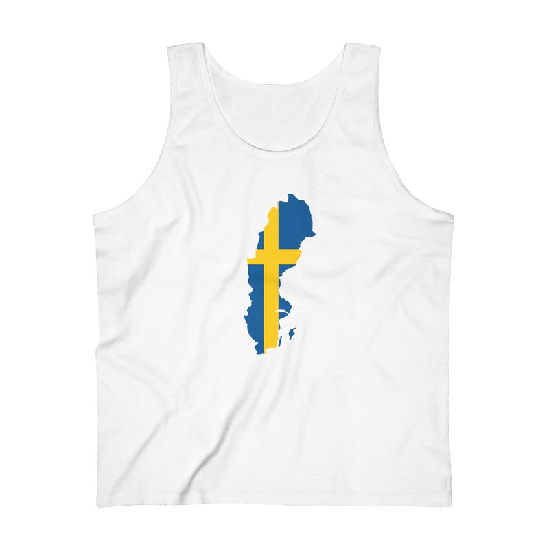 Men's Flag Map Tank Sweden