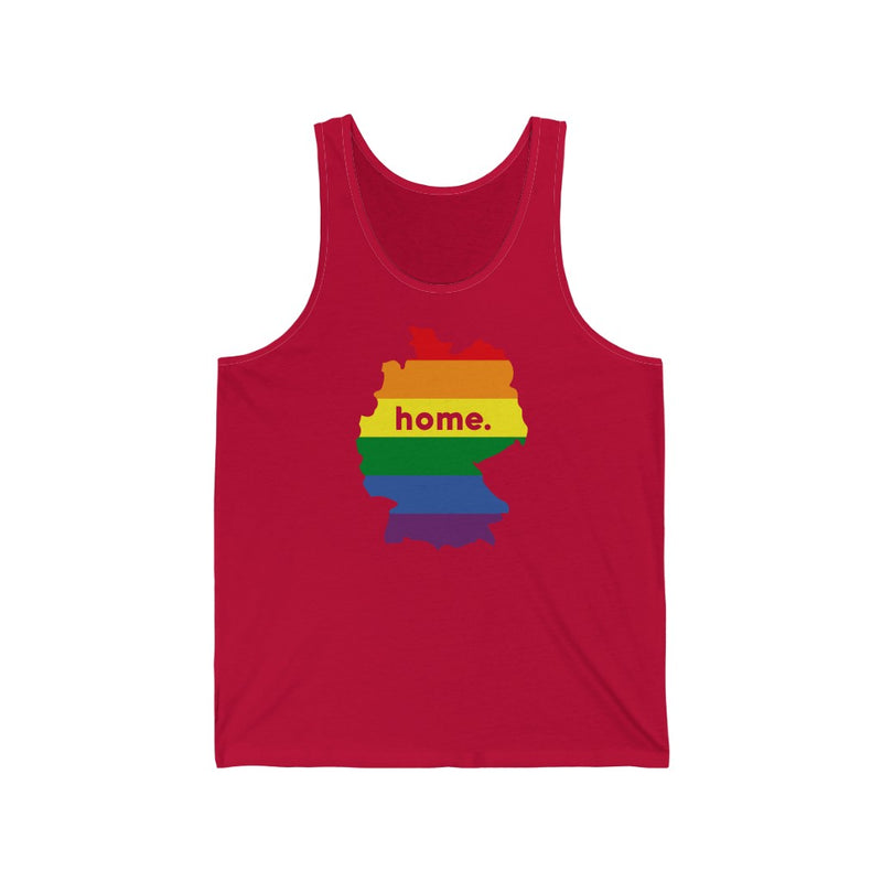 Women's Flag Map Home Pride Tank Germany