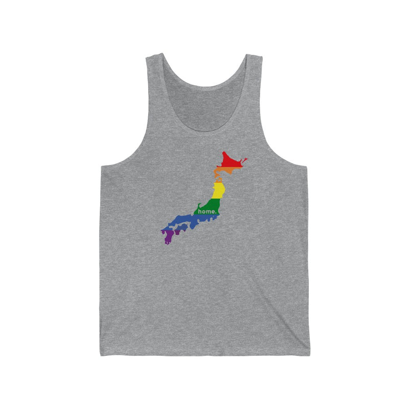 Women's Flag Map Home Pride Tank Japan