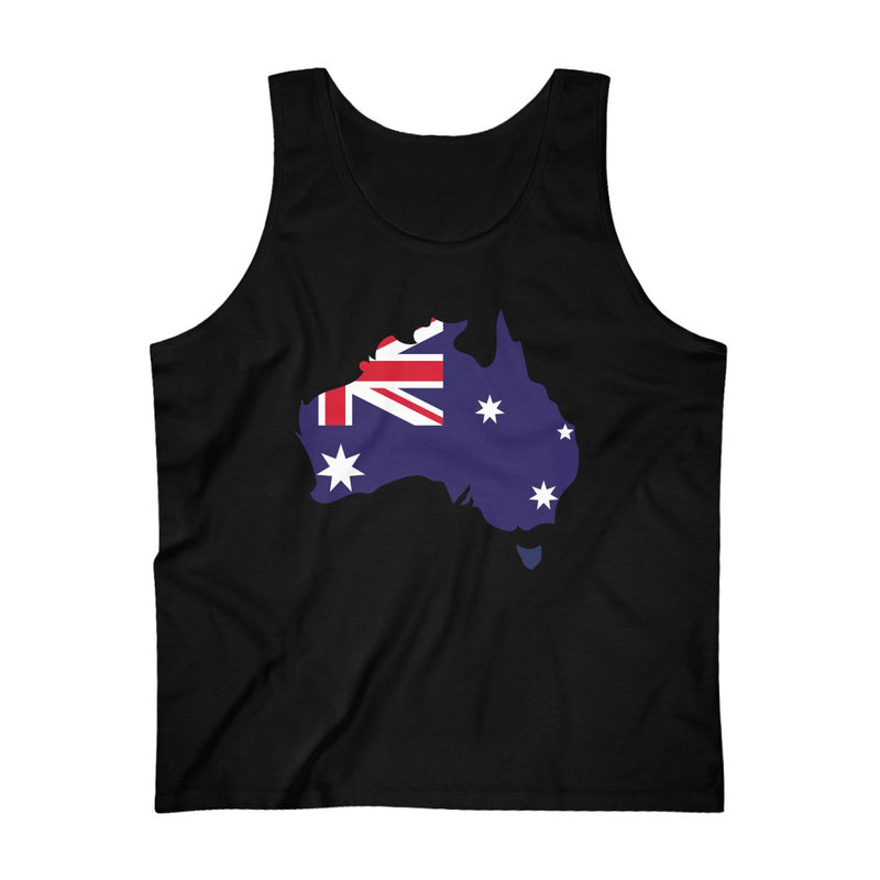 Men's Flag Map Tank Australia