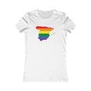 Women's Flag Map Pride T-Shirt Spain