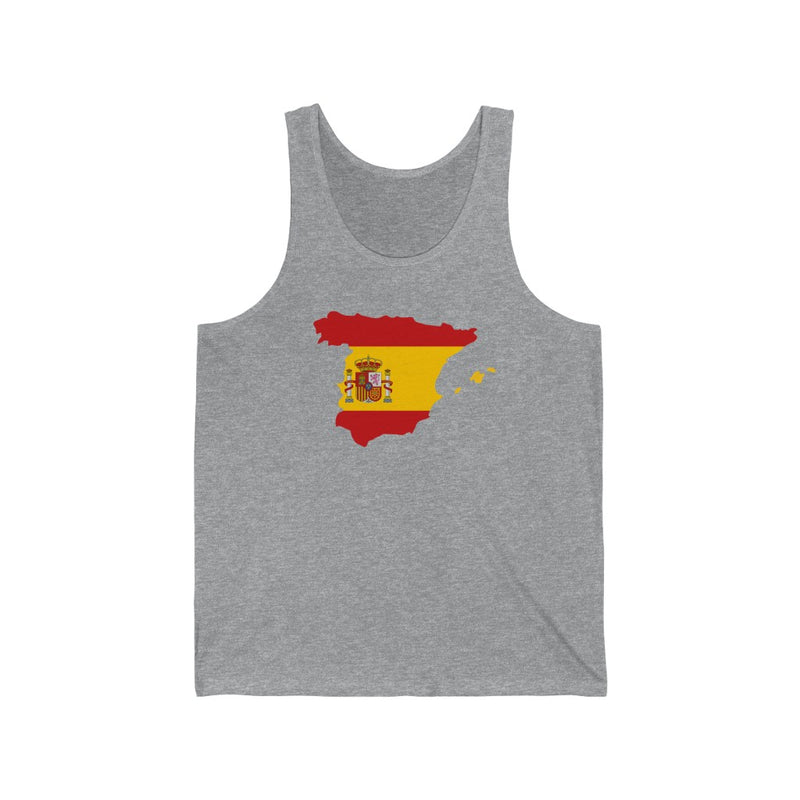 Women's Flag Map Tank Spain