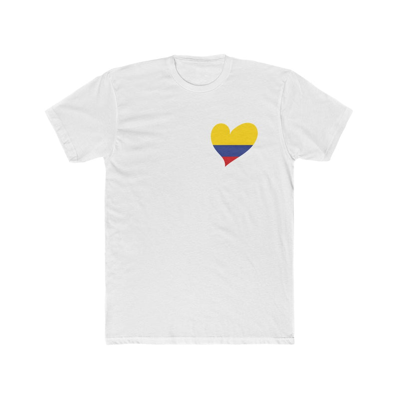 Men's Flag Heart T-Shirt Colombia