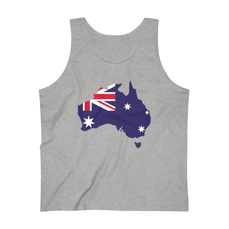 Men's Flag Map Tank Australia