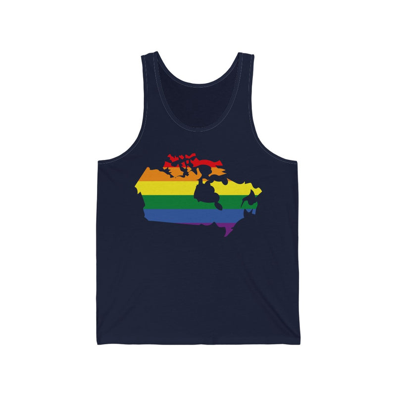 Women's Flag Map Pride Tank Canada