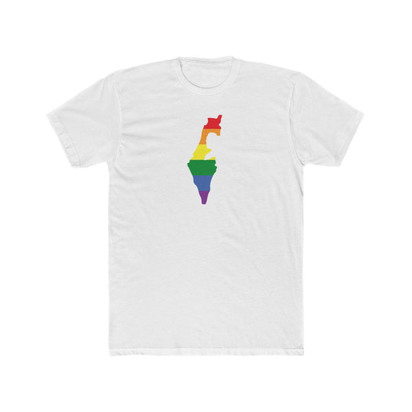 Men's Flag Map Pride T-Shirt Israel