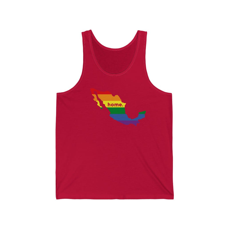 Women's Flag Map Home Pride Tank Mexico