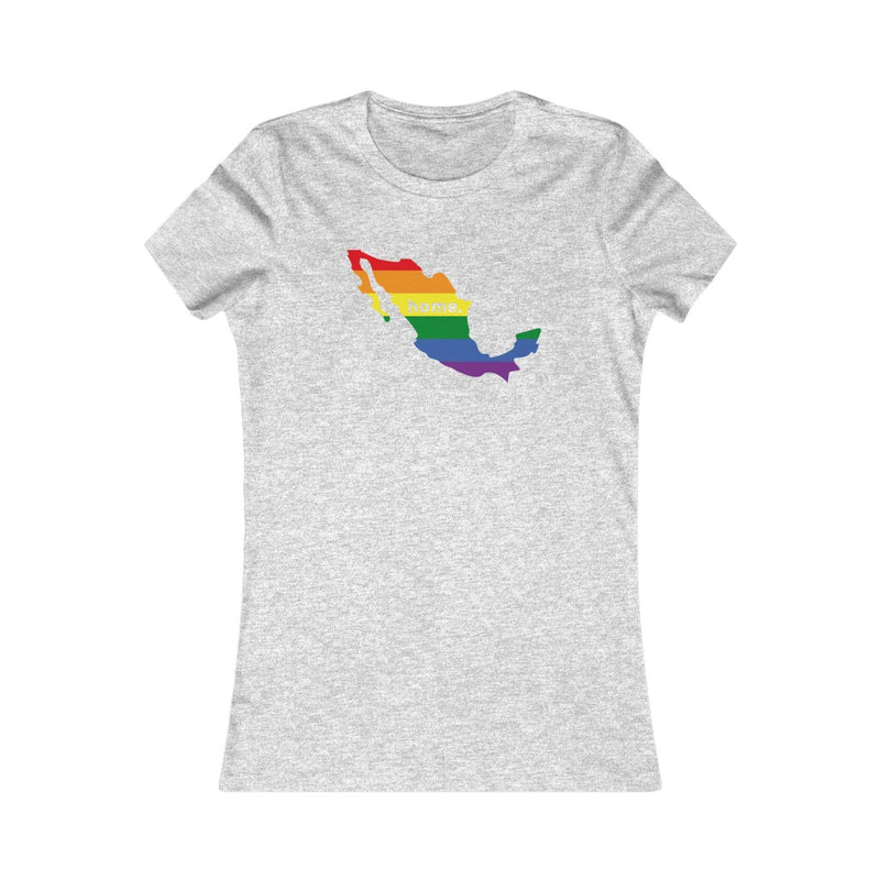 Women's Flag Map Home Pride T-Shirt Mexico