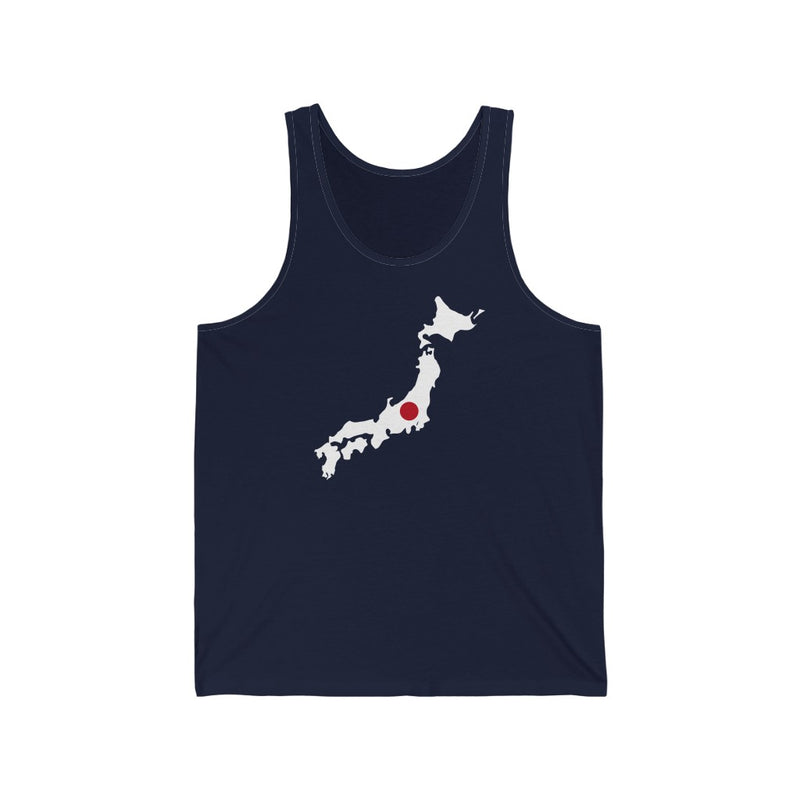 Women's Flag Map Tank Japan