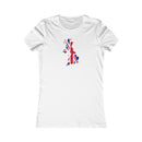 Women's Flag Map T-Shirt United Kingdom