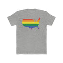 Men's Flag Map Pride T-Shirt USA