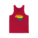 Women's Flag Map Pride Tank Brazil