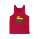 Women's Flag Map Home Pride Tank Colombia