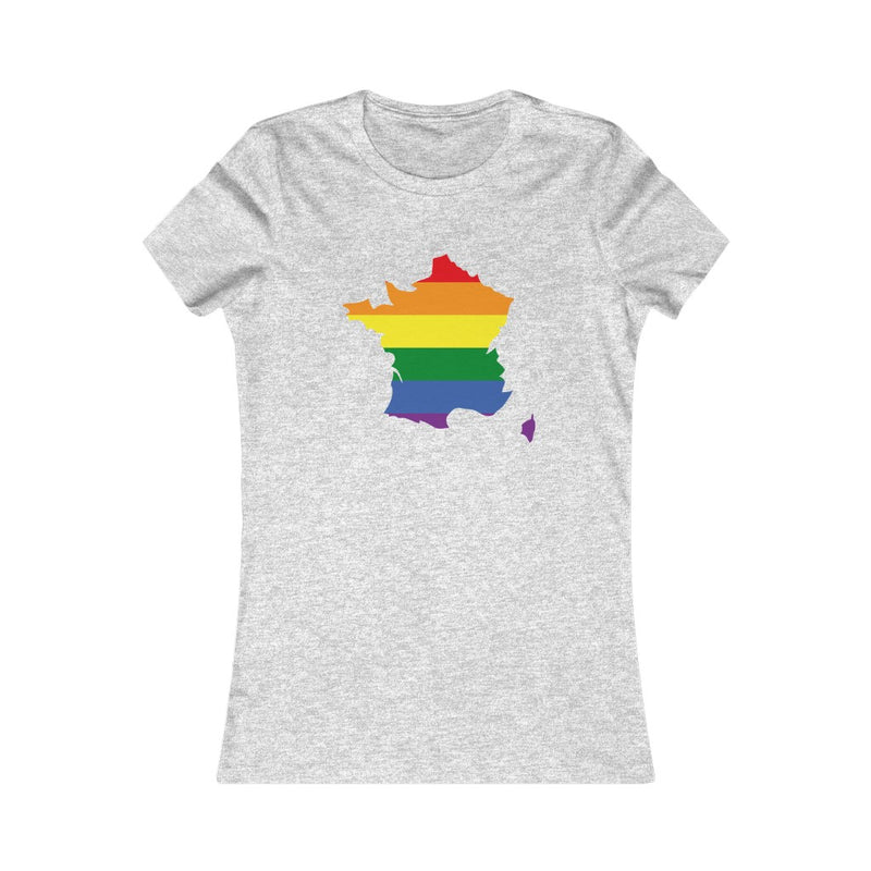 Women's Flag Map Pride T-Shirt France