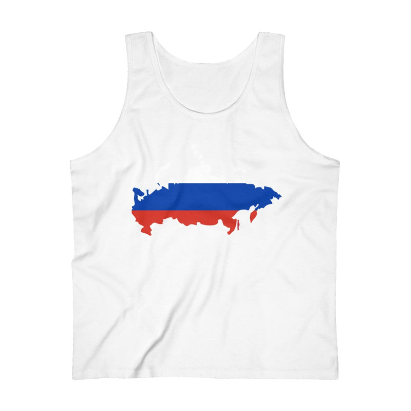 Men's Flag Map Tank Russia