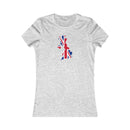 Women's Flag Map T-Shirt United Kingdom