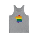 Women's Flag Map Pride Tank France