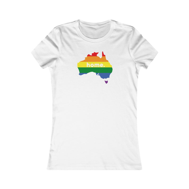 Women's Flag Map Home Pride T-Shirt Australia