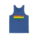 Women's Flag Map Pride Tank USA