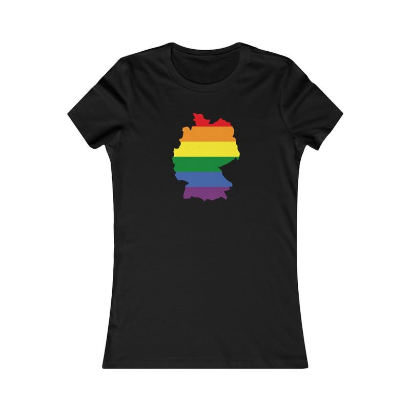 Women's Flag Map Pride T-Shirt Germany