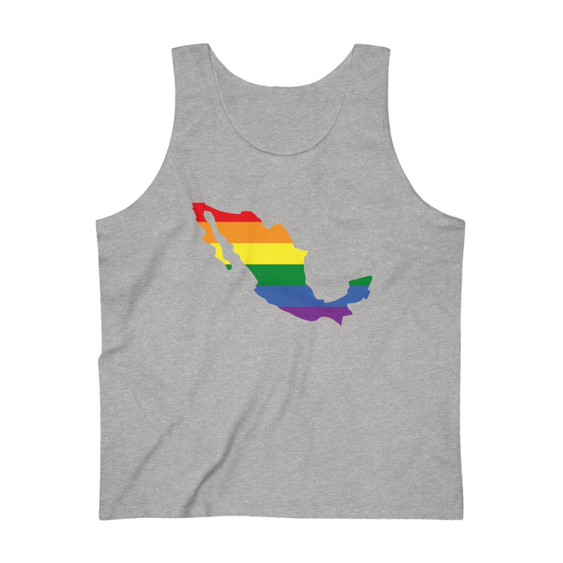 Men's Flag Map Pride Tank Mexico