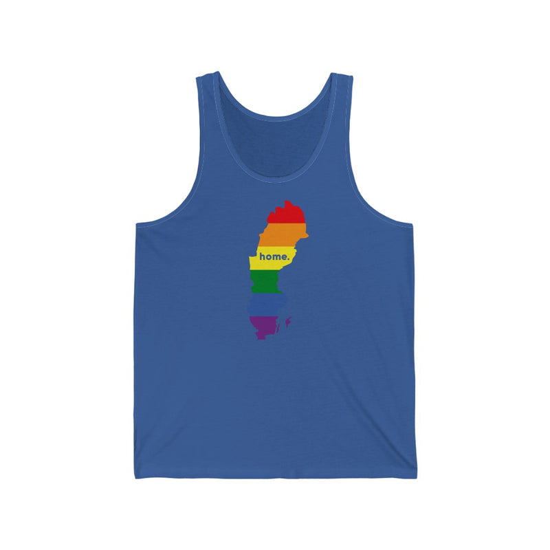 Women's Flag Map Home Pride Tank Sweden