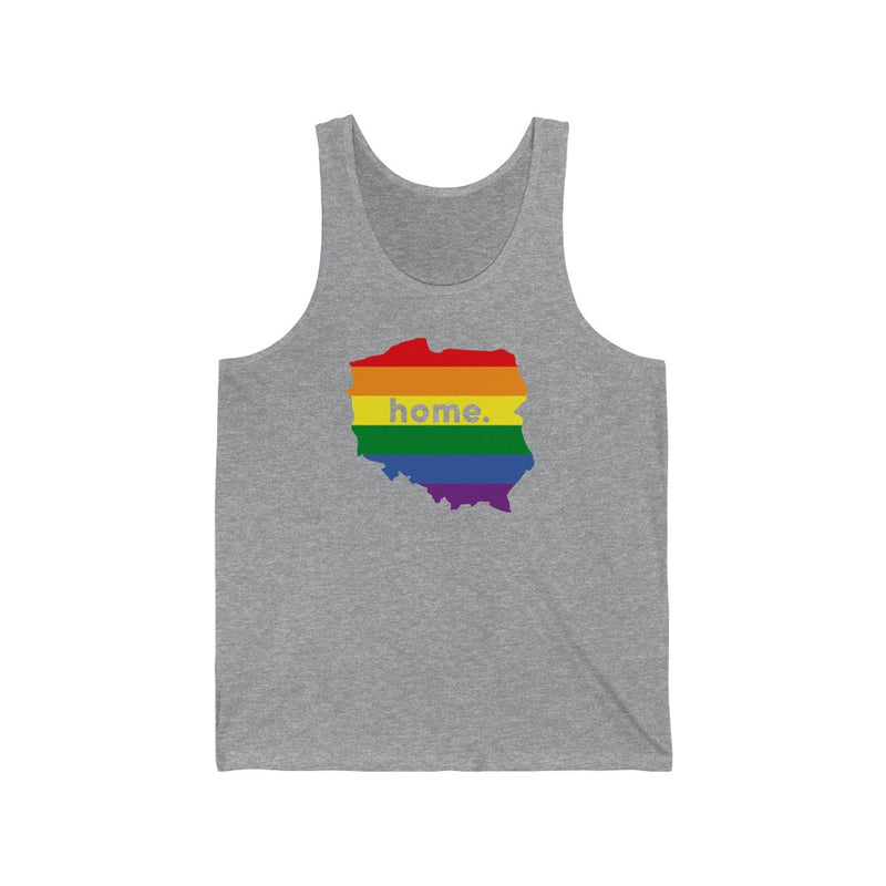 Women's Flag Map Home Pride Tank Poland