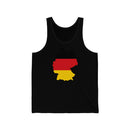 Women's Flag Map Tank Germany