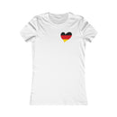 Women's Flag Heart T-Shirt Germany