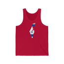 Women's Flag Map Tank Israel