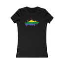 Women's Flag Map Pride T-Shirt Russia