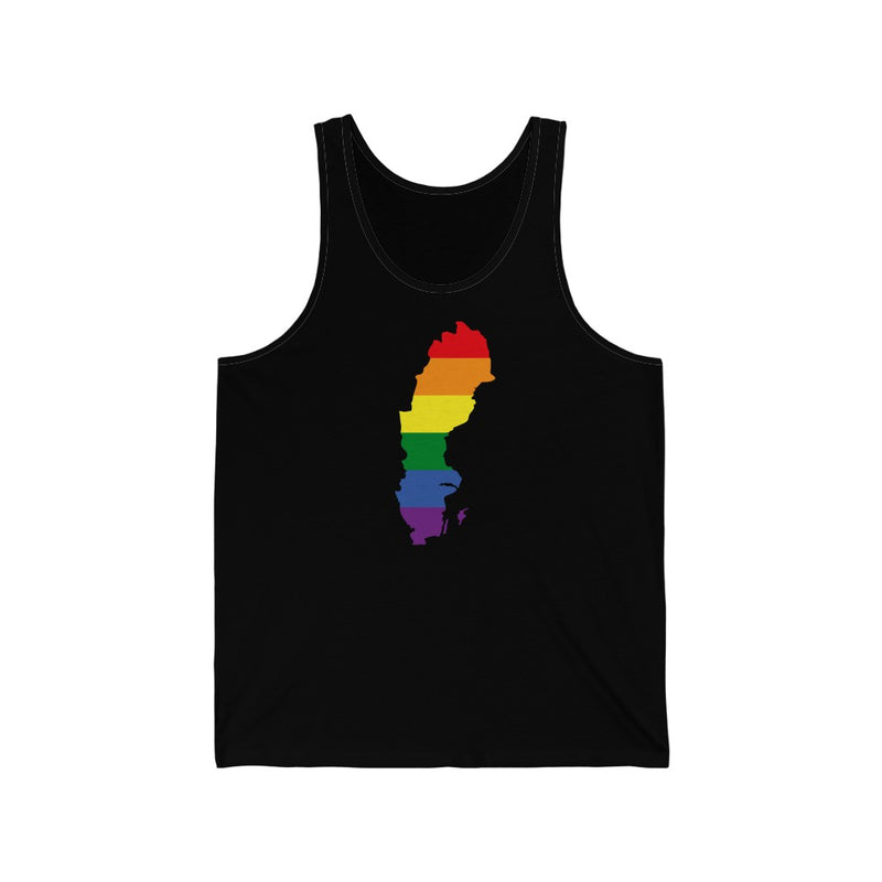 Women's Flag Map Pride Tank Sweden