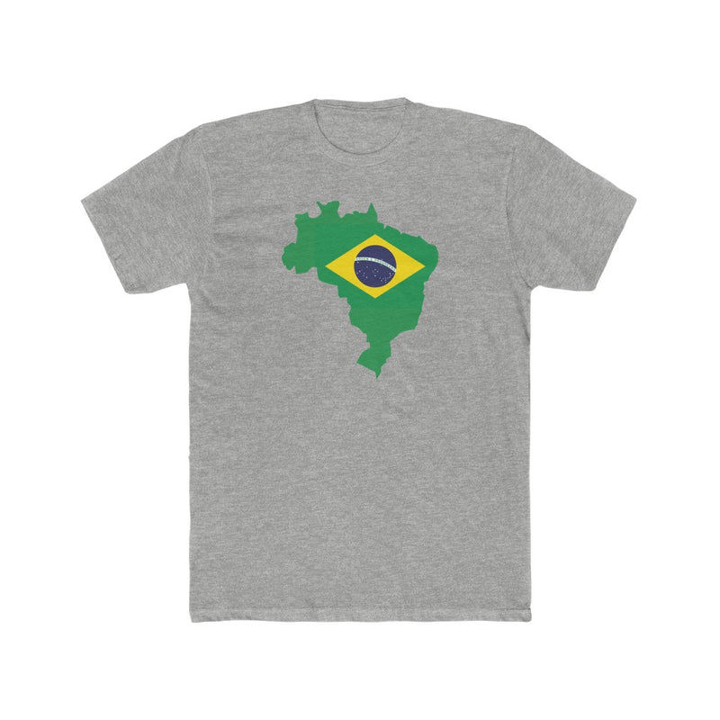 Men's Flag Map T-Shirt Brazil