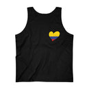 Men's Flag Heart Tank Colombia