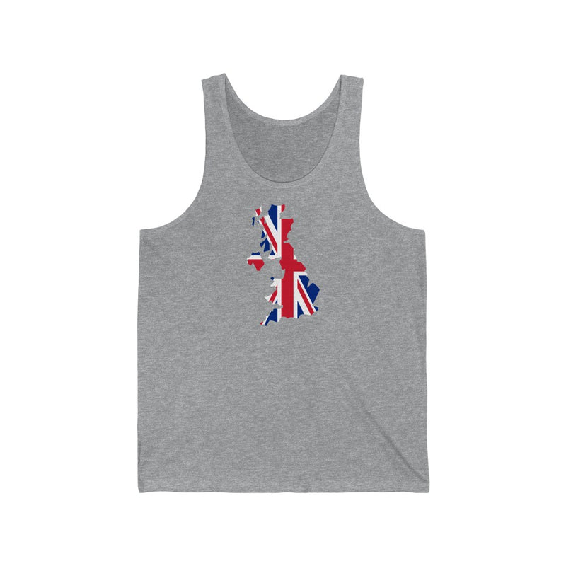 Women's Flag Map Tank United Kingdom