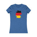 Women's Flag Map T-Shirt Germany