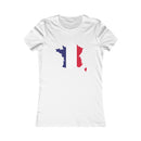 Women's Flag Map T-Shirt France