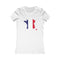 Women's Flag Map T-Shirt France