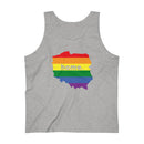 Men's Flag Map Home Pride Tank Poland