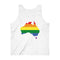 Men's Flag Map Pride Tank Australia