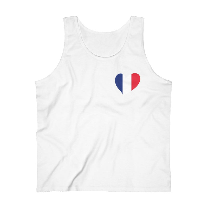 Men's Flag Heart Tank France