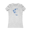 Women's Flag Map T-Shirt Greece