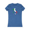 Women's Flag Map T-Shirt Italy