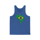 Women's Flag Map Tank Brazil