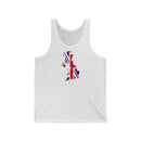 Women's Flag Map Tank United Kingdom