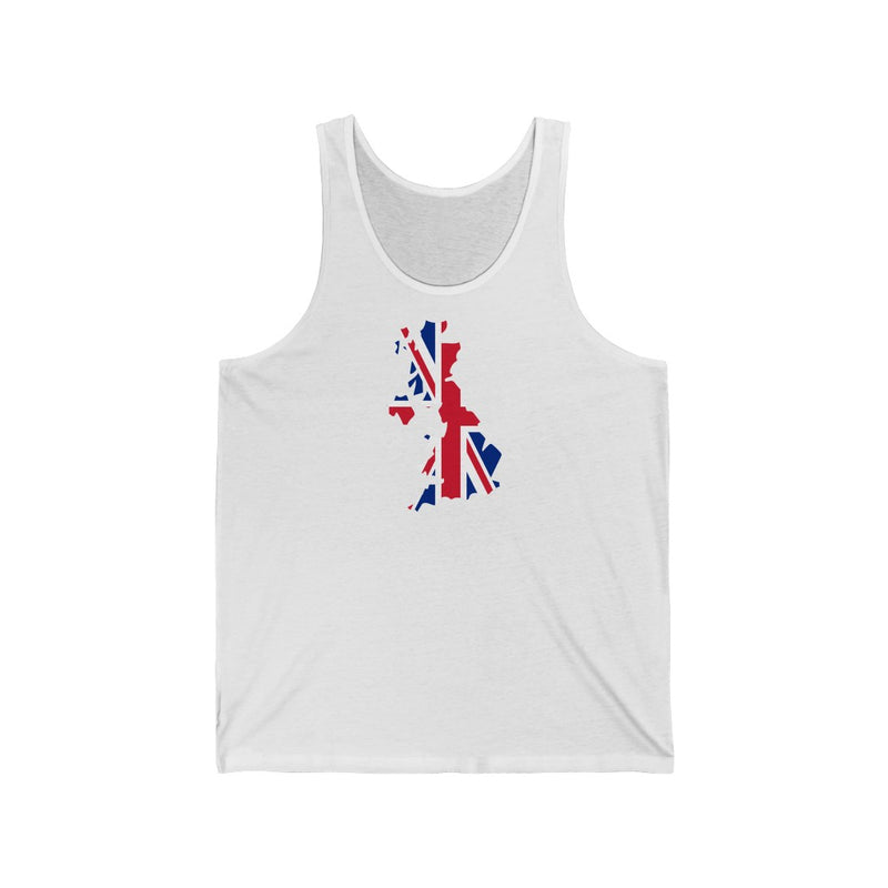 Women's Flag Map Tank United Kingdom