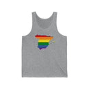 Women's Flag Map Pride Tank Spain