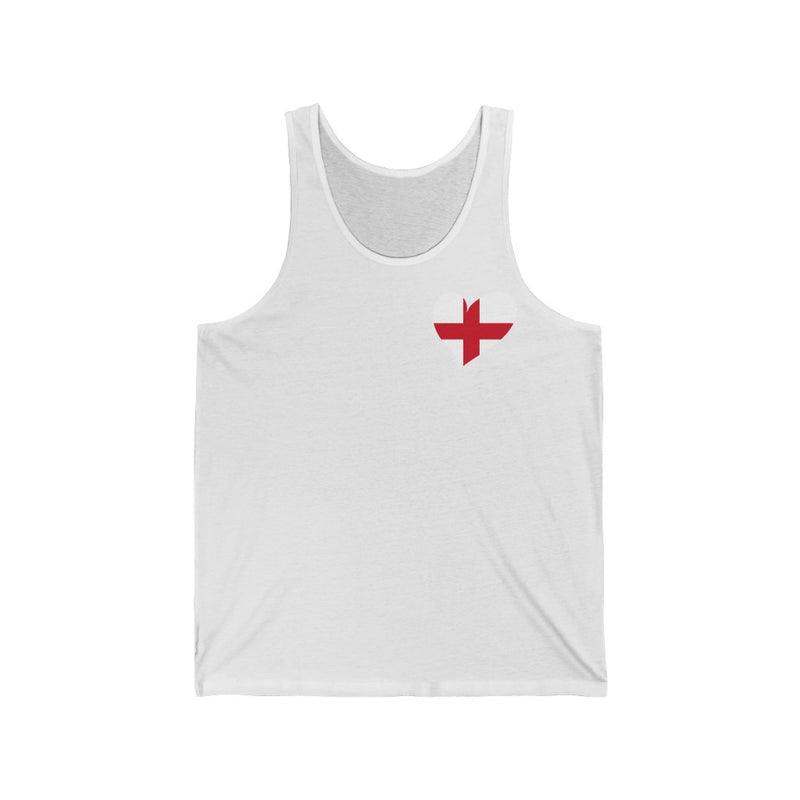 Women's Flag Heart Tank England