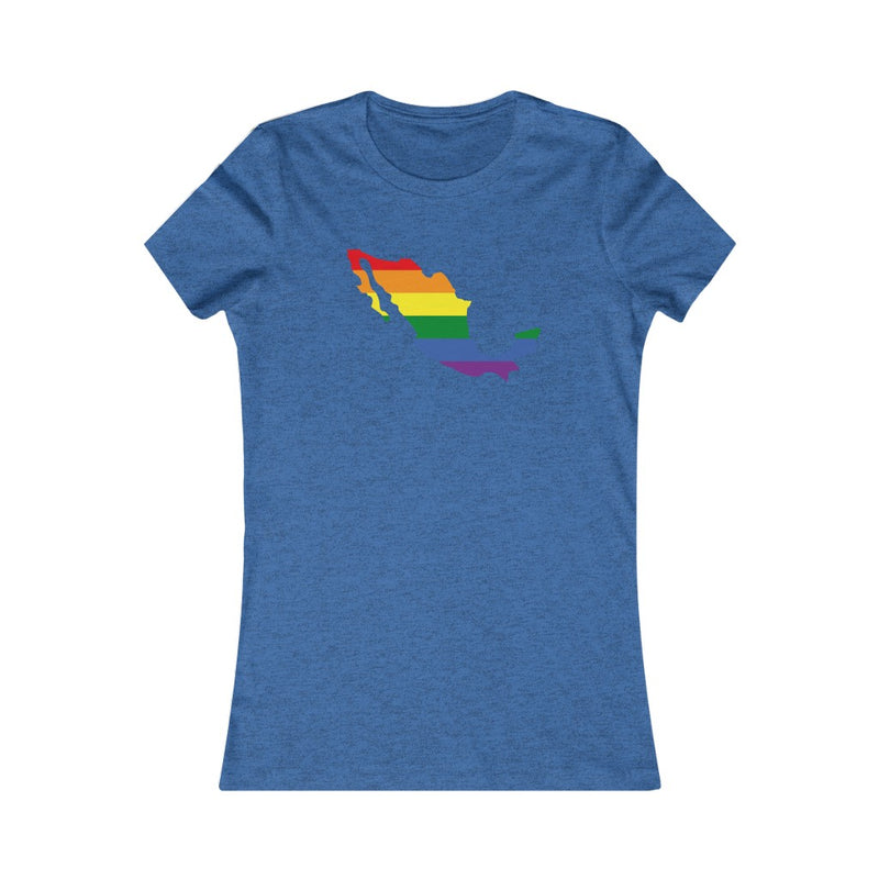 Women's Flag Map Pride T-Shirt Mexico