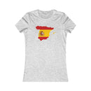 Women's Flag Map T-Shirt Spain